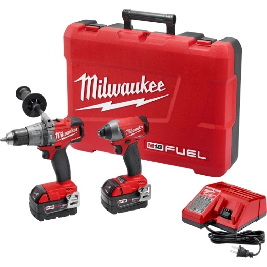 Picture of Milwaukee Electric Tool 2897-22 M18 Fuel 1/2" Hammer Drill/Driver &